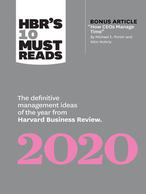 cover image of HBR's 10 Must Reads 2020